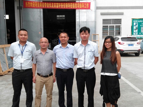 走访企业，富轩门窗&先越门窗相互交流学习